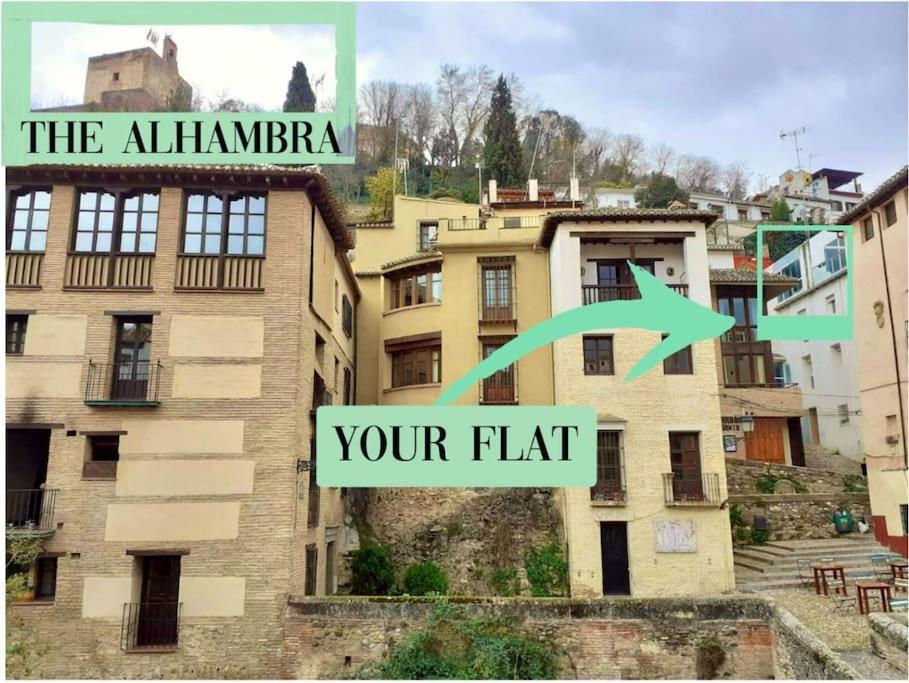 Spacious Loft / Literally At The Foot Of Alhambra Leilighet Granada Eksteriør bilde